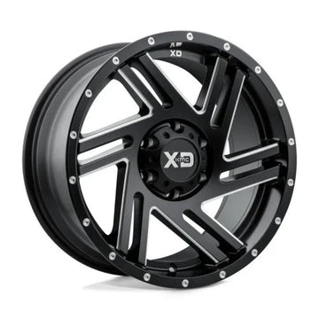 XD835 by KMC 18x9 Satin Black Milled Wheel - Brixton 4x4 - Buy Online Now!